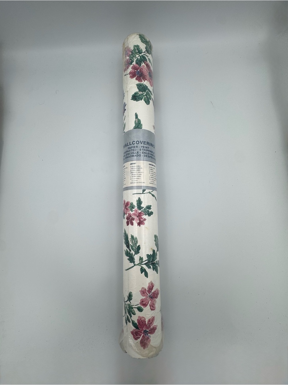 Vintage Eisenhart Floral Wallpaper Pink Roses Coquette Cottagecore 56 Sq Ft
